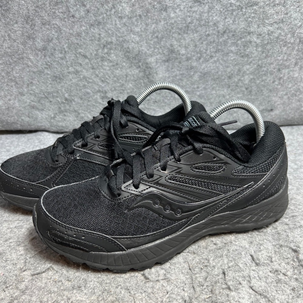 Saucony Cohesion 13 Womens Running Shoes Triple Black S10559-1 Sneaker Size 10